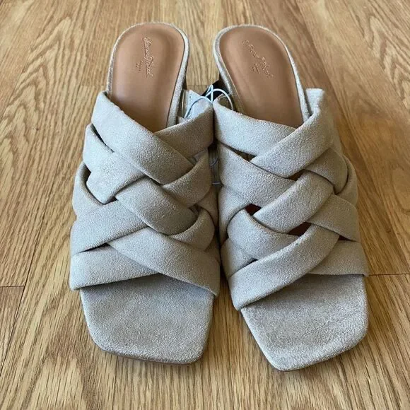 Universal Thread Andy Mule Heels Tan 9 - Picture 2 of 7